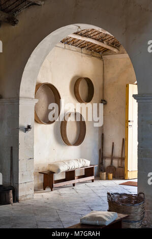 Chiaramonte Gulfi, Sizilien, Italien. Villa Fegotto (als Standort für den Inspektor Montalbano TV-Serie verwendet) Stockfoto