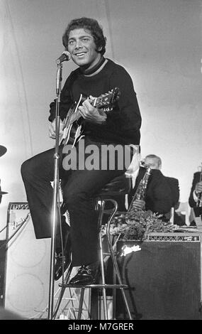 PAUL ANKA artist USA gibt Konzert in Gröna Lund in Stockholm 1969 Stockfoto