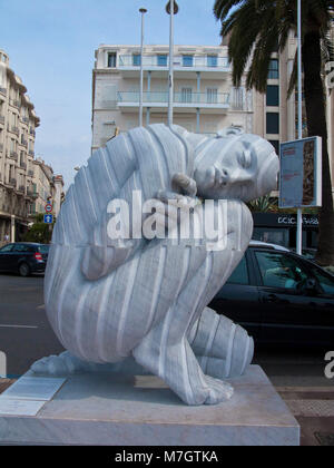 Rabarama Skulptur von Paola Epifani an der Boulevard de la Croisette, Cannes, Côte d'Azur, Südfrankreich, Frankreich, Europa Stockfoto