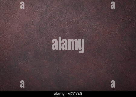 Leeren braunen rusty Stein oder Metall Oberflächenstruktur. Stockfoto