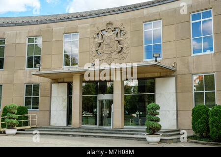 Botschaft von Belgien, 3330 Garfield Street NW, Washington DC Stockfoto