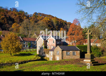 Hutton le Hole im Herbst North York Moors North Yorkshire Stockfoto