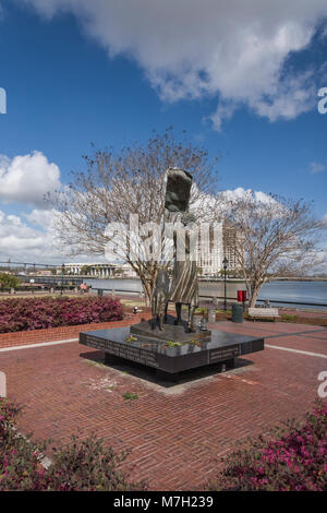 River Street, Savannah, Georgia, USA Stockfoto