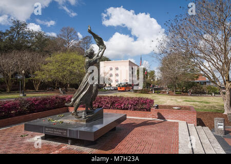 River Street, Savannah, Georgia, USA Stockfoto
