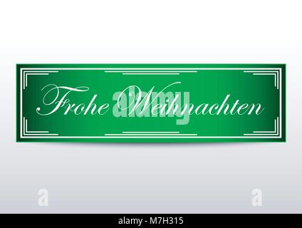 Design Vector von frohe Weihnachten Aufkleber Stock Vektor