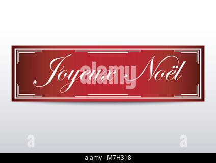 Design Vector von joeyoux Noel banner Stock Vektor