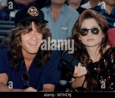 Eddie Van Halen & Frau Valerie Bertinelli 1992 Foto von John Barrett - PHOTOlink Stockfoto