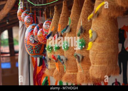 Rajsthani Kultur, Kathputli, Farben Indiens, Shilpgram, Udaipur, der Stadt der Seen, Exlpore Rajsthan, Indien, Farben Indiens, shilpgram Festival Stockfoto