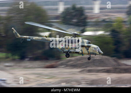 Mil Mi-8 - AMTSH Transporthubschrauber der russischen Luftwaffe, Russland. Stockfoto