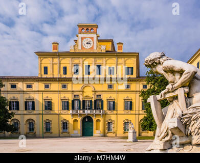 Einen atemberaubenden Blick auf die herzogliche Garden Palace, Parma, Italien Stockfoto