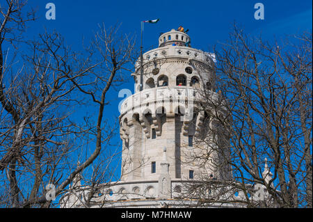 Elizabeth Aussichtsturm auf Janos Hügel Budapest Ungarn Europa Stockfoto