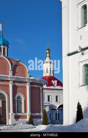 KOLOMNA, Russland - 10 März 2018 Tempel der Auferstehung in der Stadt Kolomna Stockfoto