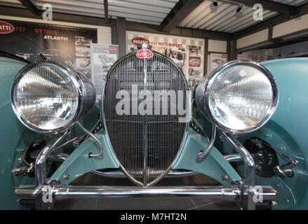 Bugatti Typ 57 Roadster Prototyp Replik aus das Museum Autovision in Altussheim Deutschland. Stockfoto