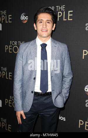 West Hollywood, CA. 10 Mär, 2018. Wesam Keesh bei der Premiere von ABC's für die Leute an der London West Hollywood, West Hollywood, Kalifornien am 10. März 2018. Credit: Faye Sadou/Medien Punch/Alamy leben Nachrichten Stockfoto