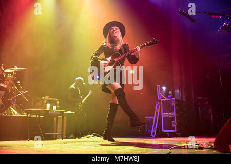 San Francisco, USA. 07 Mär, 2018. ZZ Bezirk führt am 7. März 2018 im Regency Ballroom in San Francisco, Kalifornien. Credit: Foto Access/Alamy leben Nachrichten Stockfoto