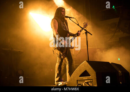 San Francisco, USA. 09 Mär, 2018. Grutle Kjellson der Versklavten führt am 9. März 2018 im Regency Ballroom in San Francisco, Kalifornien. Credit: Foto Access/Alamy leben Nachrichten Stockfoto