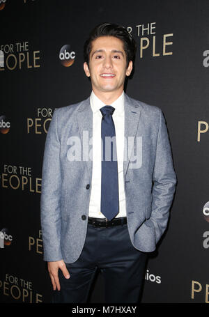 West Hollywood, CA, USA. März 2018. 10. März 2018: West Hollywood, Wesam Keesh. Premiere von ABC's „for the People“ im Londoner West Hollywood. Foto: Faye Sadou/Admedia Stockfoto