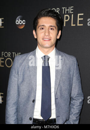 West Hollywood, CA, USA. März 2018. 10. März 2018: West Hollywood, Wesam Keesh. Premiere von ABC's „for the People“ im Londoner West Hollywood. Foto: Faye Sadou/Admedia Stockfoto