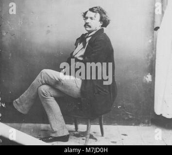 Eine Fotografie von Adrien Tournachon, auch bekannt als Félix Nadar, einem Pionier des französischen Fotografen, zeigt seine Arbeit auf dem Gebiet der Porträtfotografie. Stockfoto