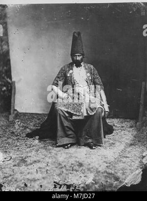 Gaspard-Felix Tournachon, bekannt als Nadar, ist ein bekannter französischer Fotograf, auf dem Faruk Khan zu sehen ist, der seine Karriere 1871 begann. Stockfoto