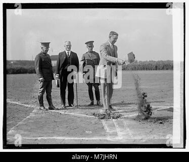 Dwight Davis Spatenstich für Anacostia Park, 8-2-23 LOC npcc. 09185 Stockfoto