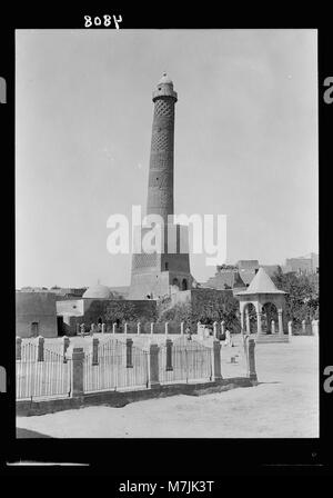 Irak. Mosul. Den schiefen Turm. Nähere Ansicht LOC 16207 matpc. Stockfoto