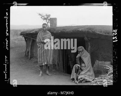 Kenia Kolonie. Namanga, südlichen Game Reserve. Halb unterirdischen Bewohner LOC 17643 matpc. Stockfoto