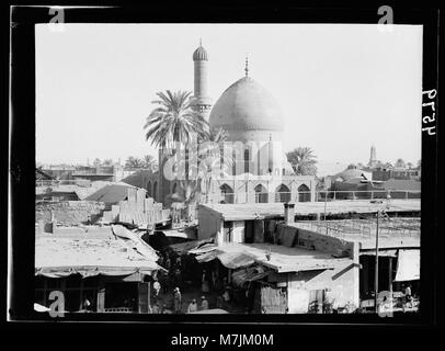 Irak. (Mesopotamien). Bagdad. Ansichten, Straßenszenen, und Typen. Die midan Moschee LOC 15993 matpc. Stockfoto