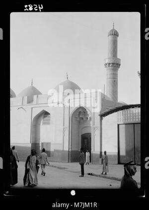 Irak. (Mesopotamien). Bagdad. Ansichten, Straßenszenen, und Typen. Die serai Moschee LOC matpc. mit 7996 Stockfoto