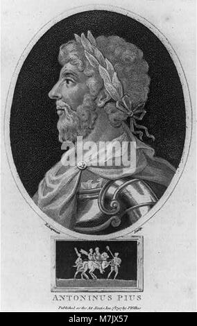 Antonius Pius, Kaiser von Rom, 86-161 N.CHR. LCCN 2002712951 Stockfoto