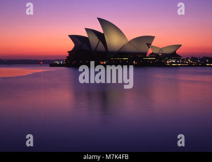 Stimmung der Oper von Sydney, New South Wales, Australien Stockfoto