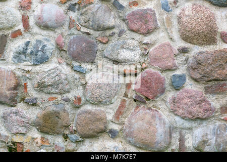 Die Steine sind in einem chaotischen Reihenfolge angeordnet sind und eine Textur Stockfoto