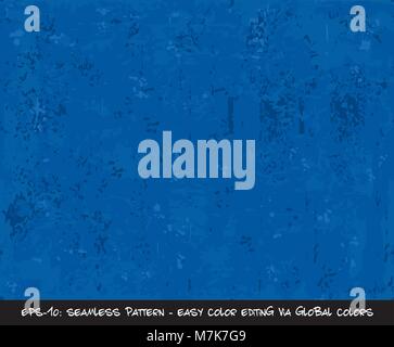 Vector Illustration von Blue Camouflage nahtlose Muster. Die Datei enthält die Muster und das Muster swatch. Einfach Farbe bearbeiten über die globalen Co Stock Vektor