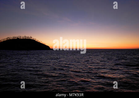 Sonnenuntergang, Elizabeth Bay, Isabela, Galapagos, Ecuador Stockfoto