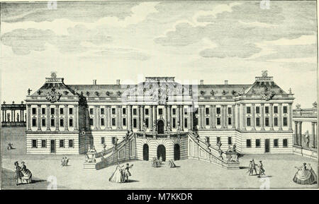 Eine 1913 erschienene Publikation, die die Memoiren und Briefe des Barons Charles Louis von Pöllnitz, eines europäischen Höflings und Abenteurers des 18. Jahrhunderts, dokumentiert seine Reisen, sein soziales Leben und seine Beobachtungen europäischer Höfe. Stockfoto