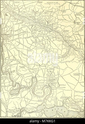 Schlachten und Führer der Bürgerkrieg - werden in den meisten Fällen die Beiträge der Union und der Konföderierten Offizieren, auf der Grundlage der Jahrhundert Krieg Serie.' (1887) (14782528623) Stockfoto