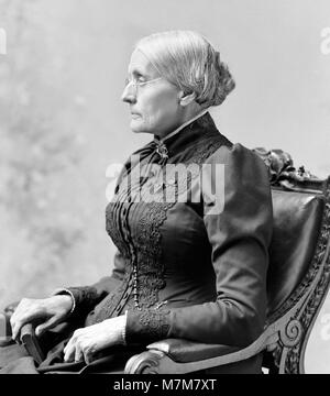 Susan B Anthony. Portrait von Susan Brownell Anthony (1820-1906), amerikanischer suffragists und Sozialreformer, durch C M Bell, 1891 Stockfoto