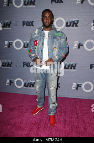 FOX'S "Die Vier: Kampf für Stardom' Saison Finale anzeigen Party mit: Sean Combs Wo: West Hollywood, California, United States Wenn: 09 Feb 2018 Credit: FayesVision/WENN.com Stockfoto