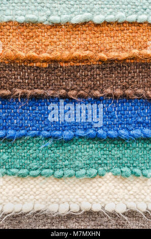 Stricken bunte wolle Textur Hintergrund. Melange fuzzy Wolltuch Textur Stockfoto