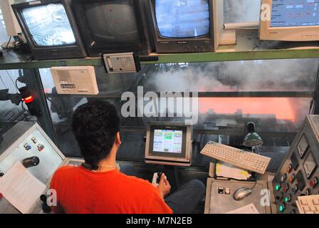 Stahlwerk in Verona (Italien) Stockfoto