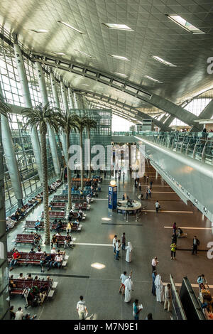 Hamad internationalen Flughafen in Doha, Katar Stockfoto