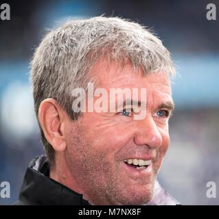 Duisburg, Deutschland. 11 Mär, 2018 Trainer Friedhelm FUNKEL (D) Fussball 2. 1. Fussballbundesliga, 26. Spieltag MSV Duisburg (DU) - Fortuna Düsseldorf (D), am 11.03.2018 in Duisburg/Deutschland. | Verwendung der weltweiten Kredit: dpa/Alamy leben Nachrichten Stockfoto