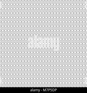 Nahtlose Muster mit schwarzen bitcoin Umrisse Zeichen auf weißem Hintergrund. Vector Illustration. Vorlage. Stock Vektor