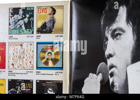 Elvis Forver, Original LP (Version für Italien) Stockfoto