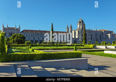 Hieronymus-kloster in Lissabon, Portugal. Stockfoto