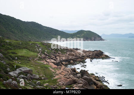 Felsformation in Guarda do Embau - Santa Catarina, Brasilien Stockfoto