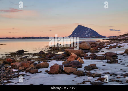 Leknes, Lofoten, Norwegen, Europa Stockfoto