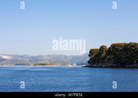 Morgen im Uvala Luka Cavtat Cavtat (Hafen), Kroatien Stockfoto