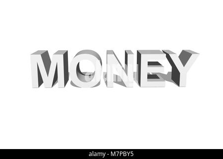 Macht Geld die Welt regiert Stockfoto