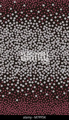 Vector Illustration Muster Kunst Zeichnung Blume Blätter Blumen Zeichnung Design art Stock Vektor